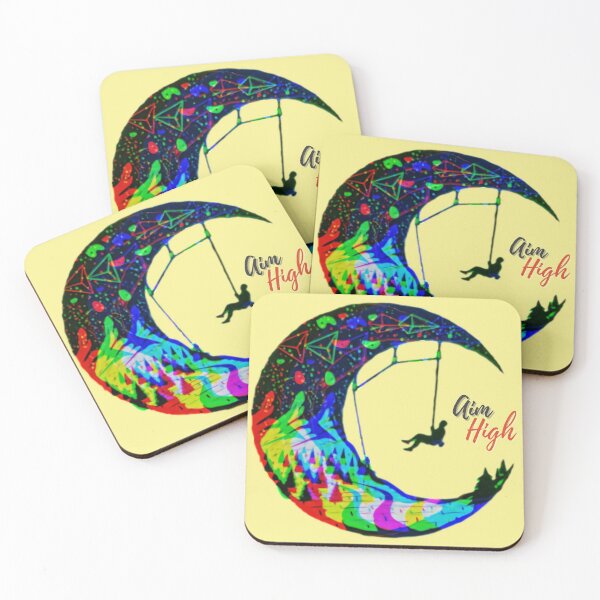Item preview, Aim high climber. Climb the moon. Full color designed and sold by soniaaseguin.