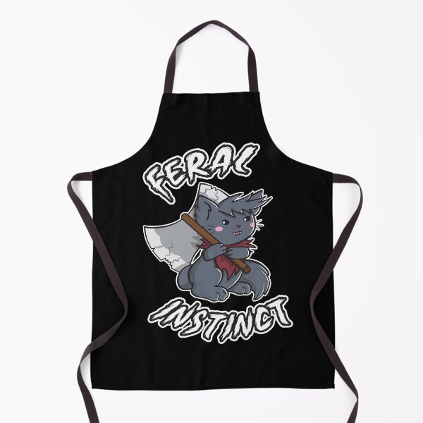 Item preview, Feral Instinct Barbarian Video Gamer Kitty Cat Kitten designed and sold by OopteesLydia.
