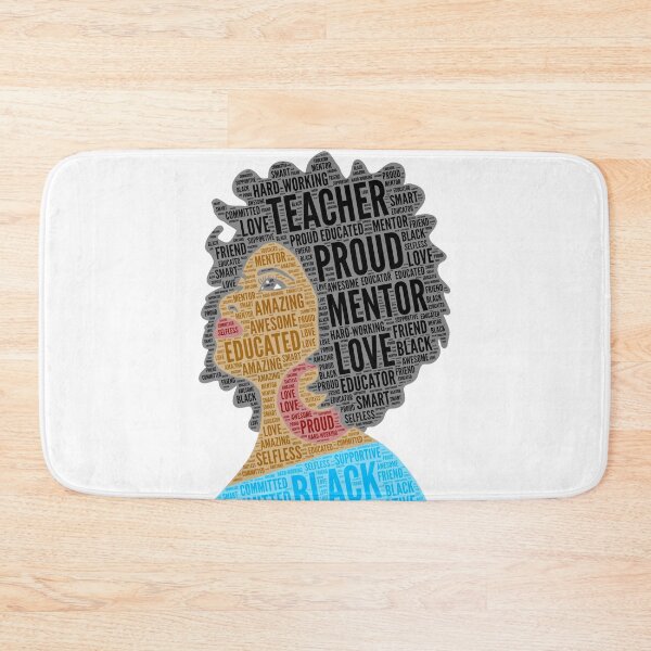 Item preview, Black Teacher Afro Words designed and sold by blackartmatters.