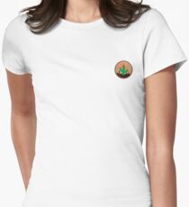 travis scott cactus la flame Women's Fitted T-Shirt