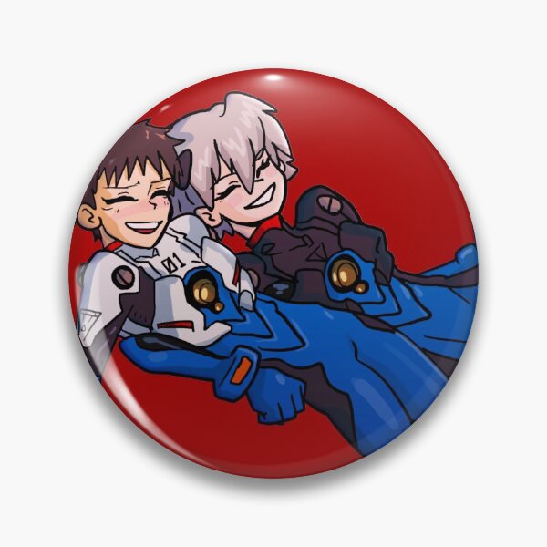Item preview, NGE! Kaworu and Shinji falling designed and sold by angsty-angst.