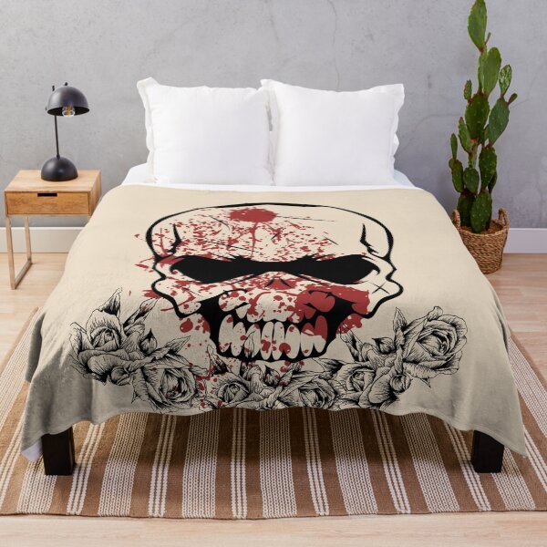 Item preview, 3d Skull With Blood Stain designed and sold by wodra.