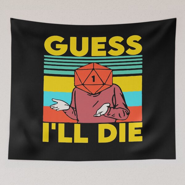 Item preview, Guess I'll Die D20 Dice RPG designed and sold by maploondesigns.