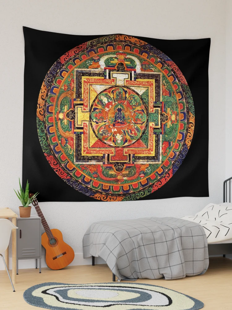 Buddhist Mandala 39 Tapestry for Sale by GuyBlank Redbubble