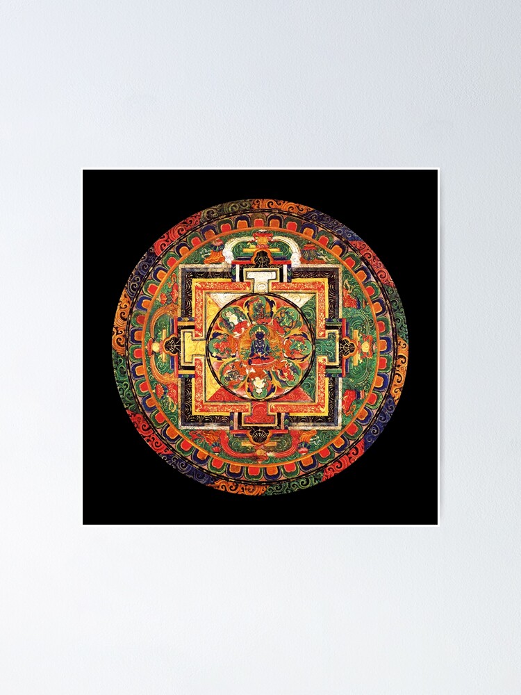 Buddhist Mandala 39 Tapestry for Sale by GuyBlank