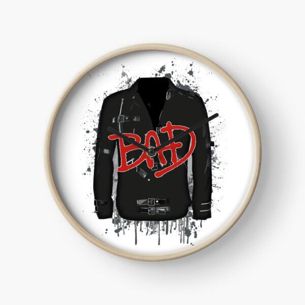 BAD video jacket (Michael Jackson) Clock