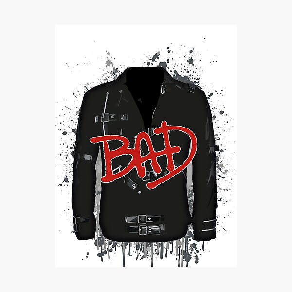 BAD video jacket (Michael Jackson) Photographic Print