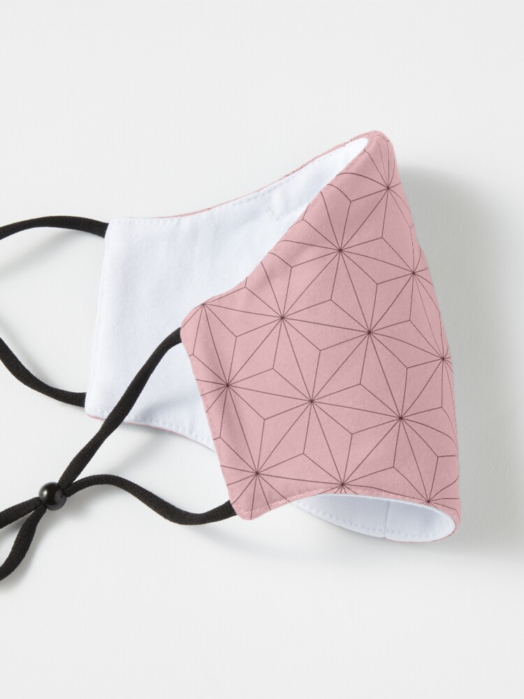 Alternate view of Nezuko Pattern Mask