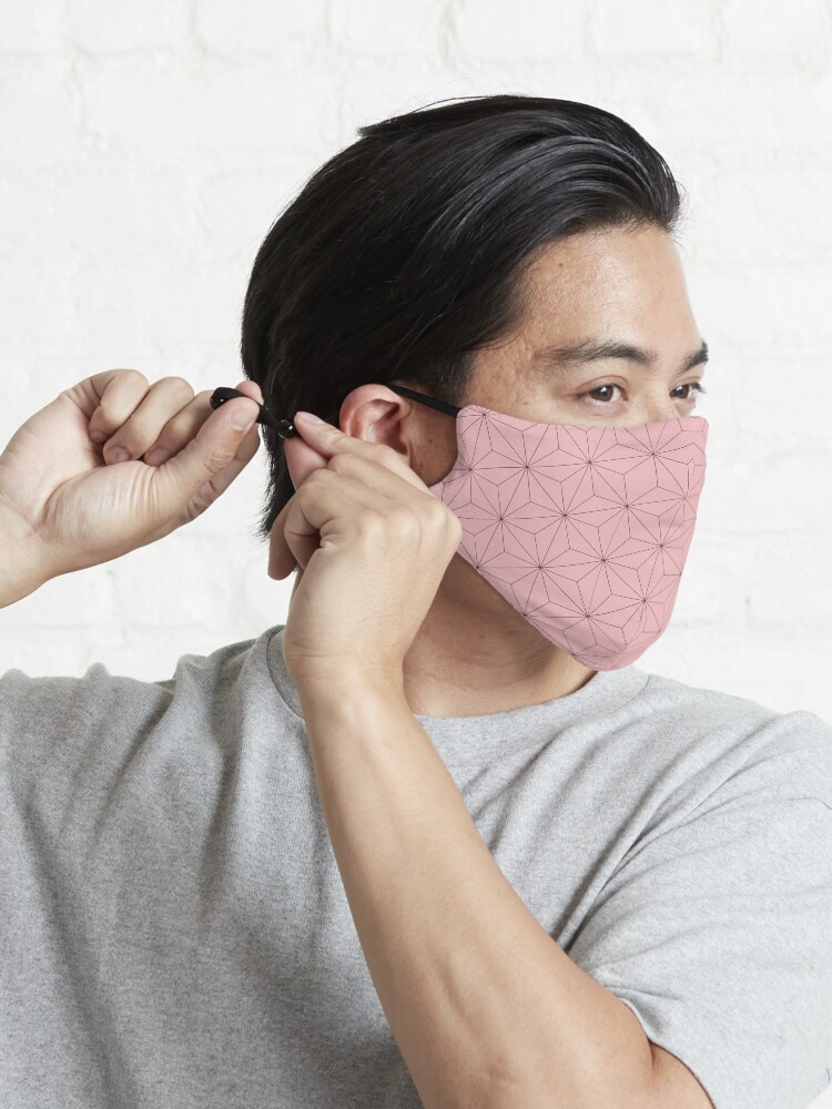 Alternate view of Nezuko Pattern Mask