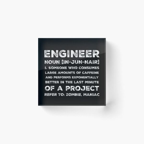 Item preview, Engineer Funny Definition designed and sold by socialengineer.