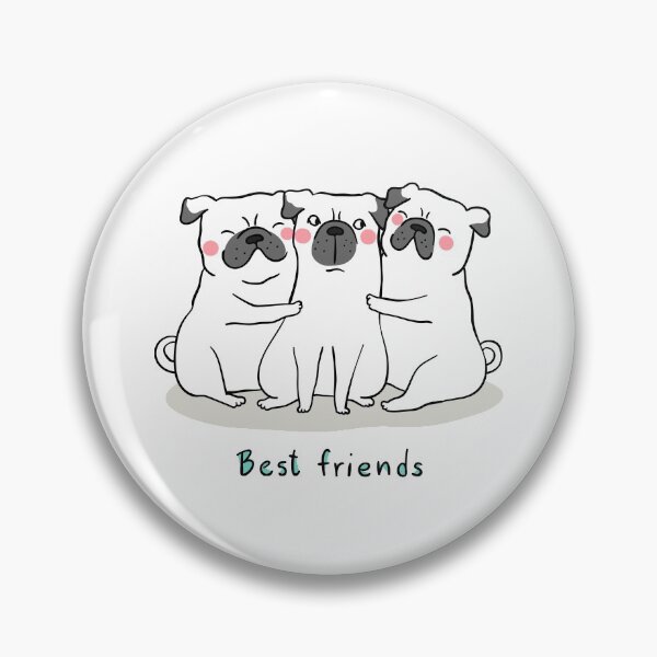 Item preview, Cute Pugs Hugging designed and sold by kalud-zoldyck.