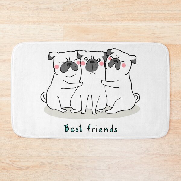 Item preview, Cute Pugs Hugging designed and sold by kalud-zoldyck.