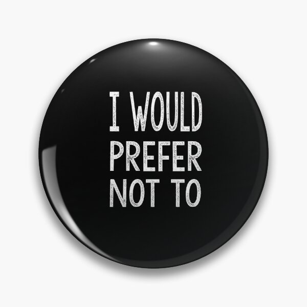 Item preview, I would prefer not to designed and sold by Heddar Badreddine.