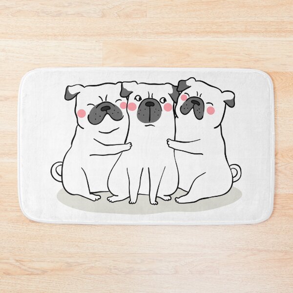 Item preview, Cute Pugs Hugging designed and sold by kalud-zoldyck.