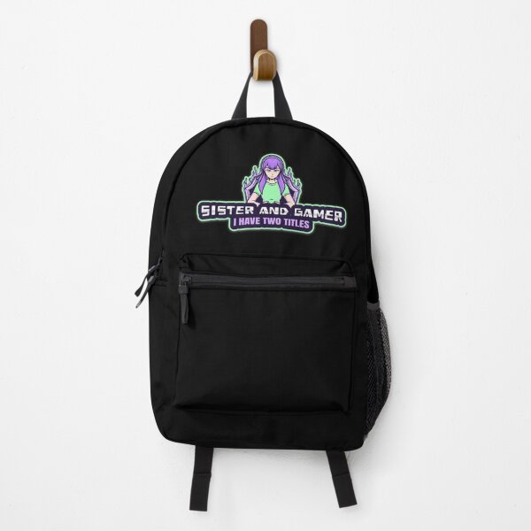 Item preview, I HAVE TWO TITLES SISTER AND GAMER designed and sold by Graykat.