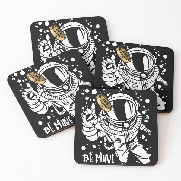 Item preview, Astronaut Reaches For Bitcoin - Cryptocurrency designed and sold by Shirtey.