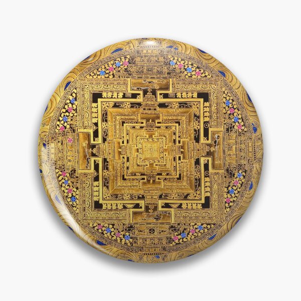 Artikelvorschau, Buddhistisches Mandala Golden OM 40 entworfen und verkauft von GuyBlank.