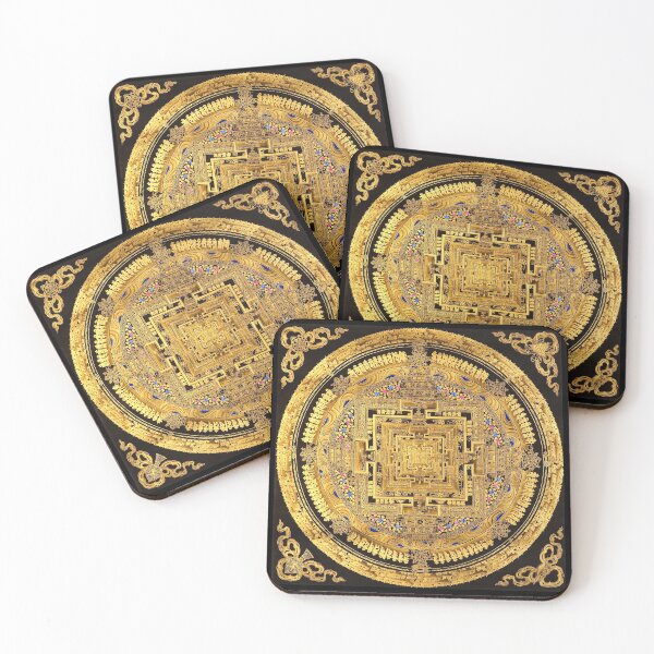 Item preview, Buddhist Mandala Golden OM  40 designed and sold by GuyBlank.