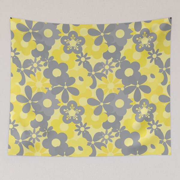 Item preview, Pantone Color Year 2021 Flower Power Seamless Pattern Print designed and sold by ClaudiaFlores.