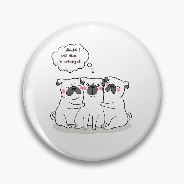 Item preview,  Cute Pugs Hugging designed and sold by kalud-zoldyck.