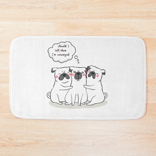 Item preview,  Cute Pugs Hugging designed and sold by kalud-zoldyck.