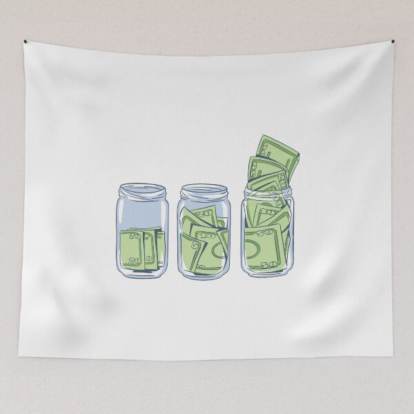 Item preview, Saving Money In Jars Wealth Accumulation designed and sold by Shirtey.