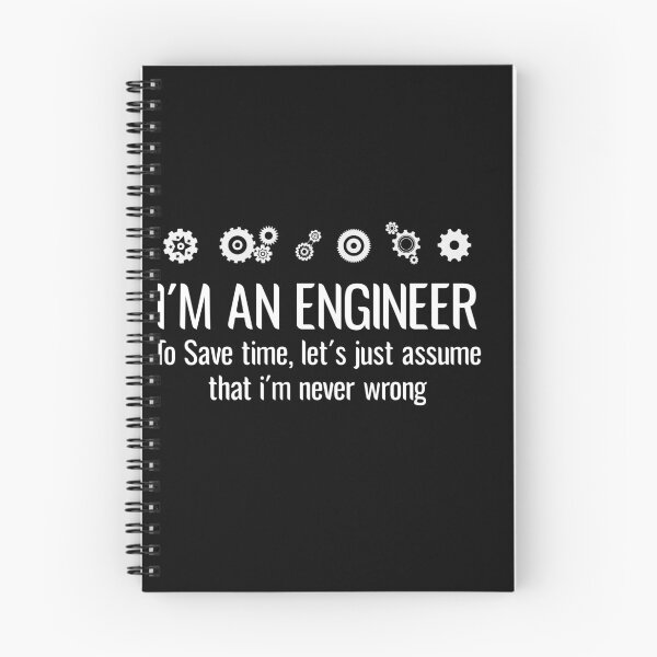 Item preview, " I'm An Engineer to Save Time let's just assume that i'm Never Wrong " funny Math Novelty designed and sold by Dream-bubble.