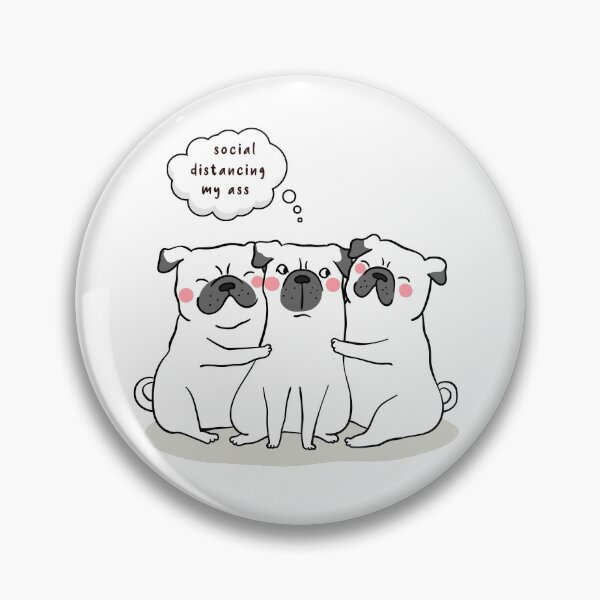 Item preview, Cute Pugs Hugging designed and sold by kalud-zoldyck.