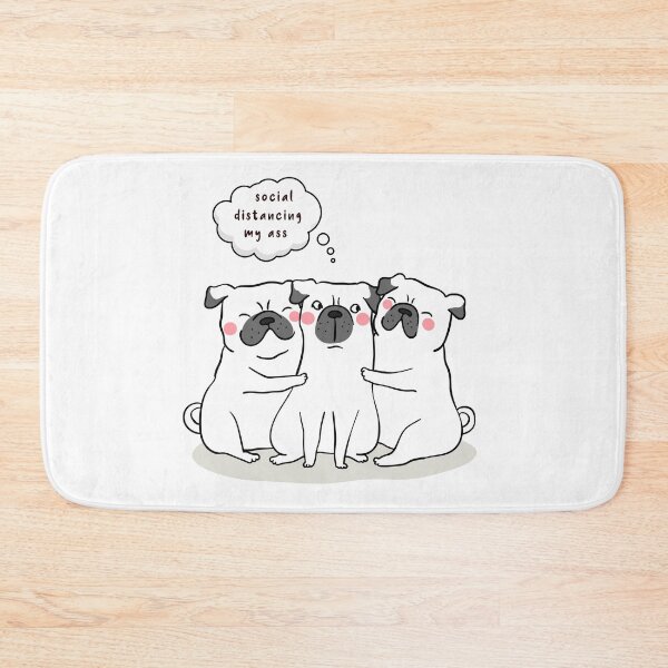 Item preview, Cute Pugs Hugging designed and sold by kalud-zoldyck.