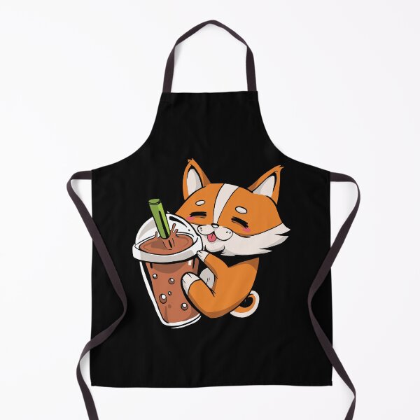 Item preview, Cute Corgi Dog With Boba Tea designed and sold by OnepixArt.