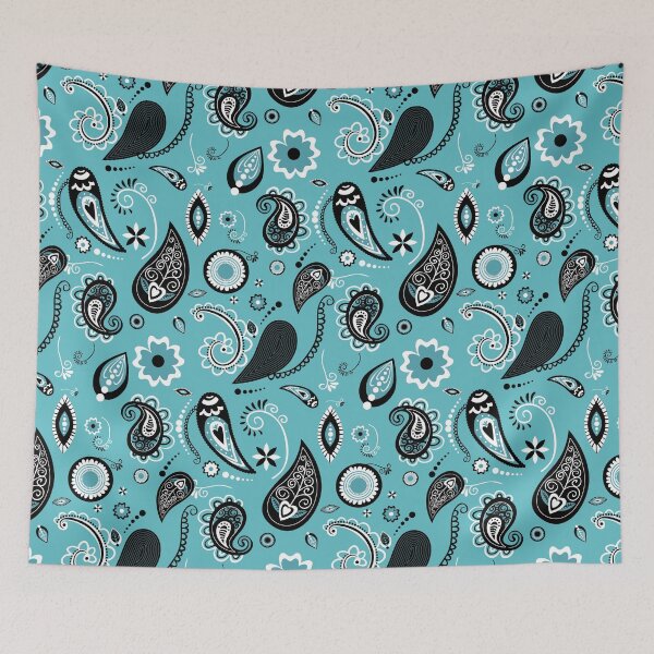 Item preview, PAISLEY BANDANA BLEU designed and sold by SECRET STORE.