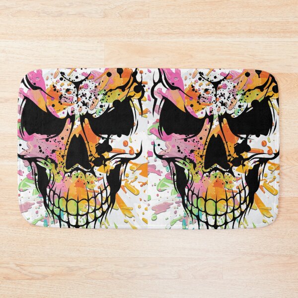 Item preview, Paint Splatter Horror Skull Design designed and sold by wodra.