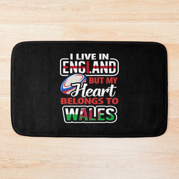 Item preview, Rugby I Live In England But My Heart Belongs To Wales designed and sold by RichieH.