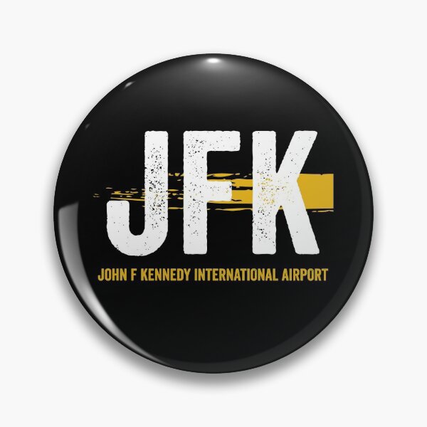 Item preview, JFK, John F Kennedy International Airport, US Airport Code. Flying, travel and pilot souvenir  designed and sold by VFRZone.