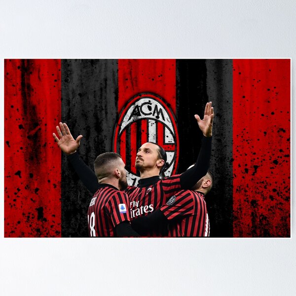 AC Milan Poster, Serie A 2022 Champions AC Milan,ac Milan Canvas Wall Art, milan Canvas , Serie A Wall Art,gift for Kids,football Poster -  UK