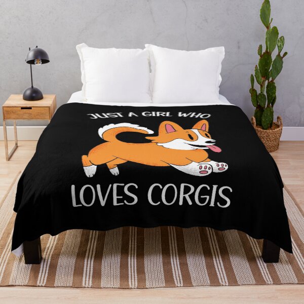 Item preview, Just A Girl Who Loves Corgis designed and sold by OnepixArt.