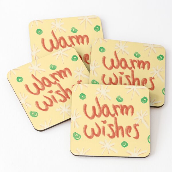 Item preview, Warm Wishes Xmas Christmas and New Year Wishes designed and sold by NatalyOnArt.