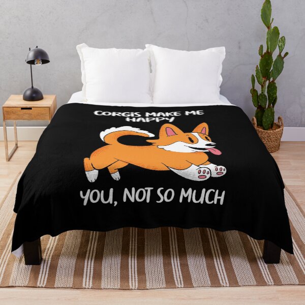 Item preview, Corgis Make Me Happy You Not So Much designed and sold by OnepixArt.