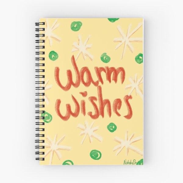 Item preview, Warm Wishes Xmas Christmas and New Year Wishes designed and sold by NatalyOnArt.