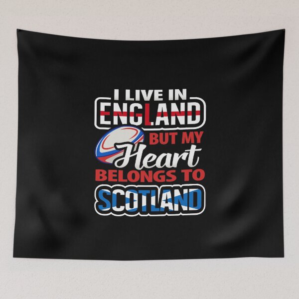 Item preview, Rugby I Live In England But My Heart Belongs To Scotland designed and sold by RichieH.