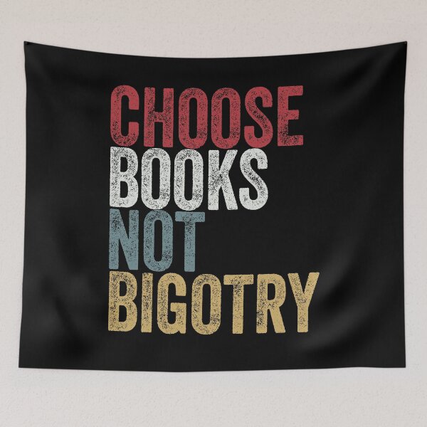 Item preview, Choose Books Not Bigotry  designed and sold by MagicBoutique.