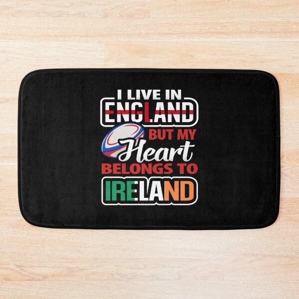 Item preview, Rugby I Live In England But My Heart Belongs To Ireland designed and sold by RichieH.