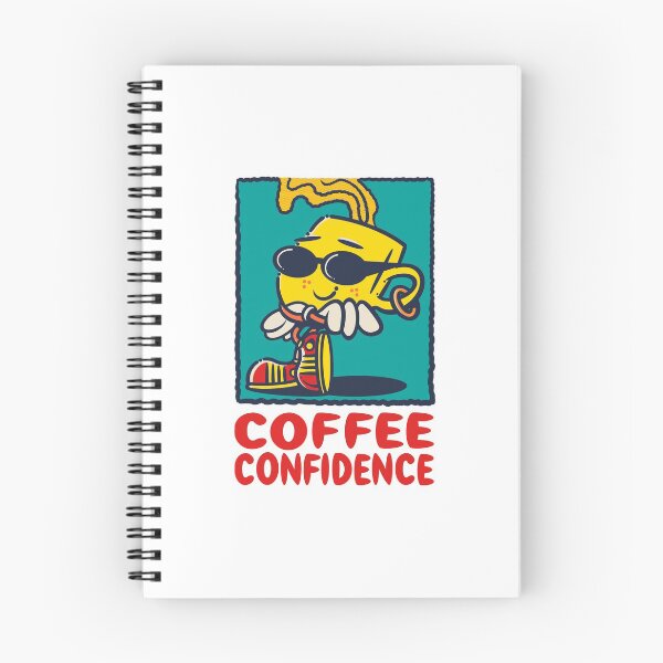 Item preview, coffee confidence slogan & character designed and sold by cappobeano.