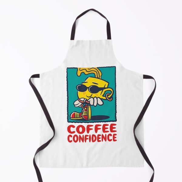 Item preview, coffee confidence slogan & character designed and sold by cappobeano.