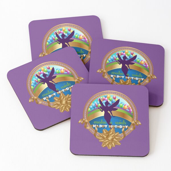 Item preview, Birthday Balloons & Ribbons - Make a Wish! (Purple) designed and sold by PawsitiveMum.