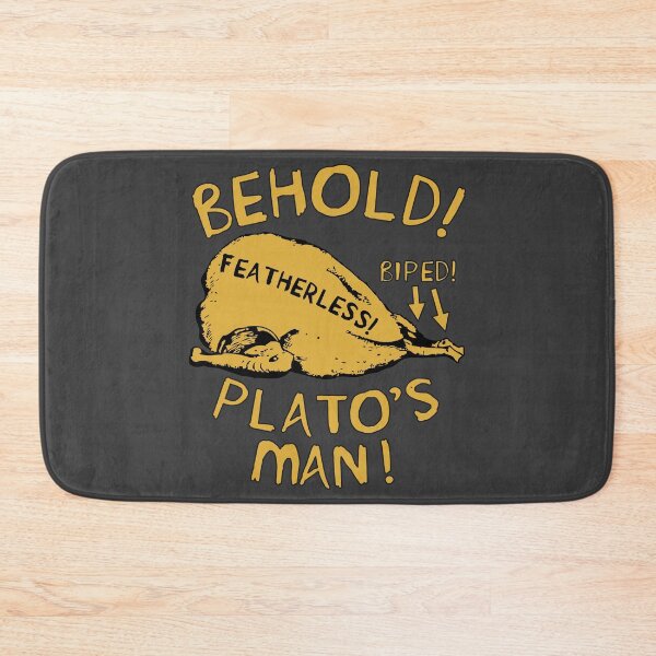 Item preview, Behold Plato's Man - Diogenes, Featherless Biped, Classical Greek, Philosopher, Philosopher, Cynicism, Funny designed and sold by SpaceDogLaika.