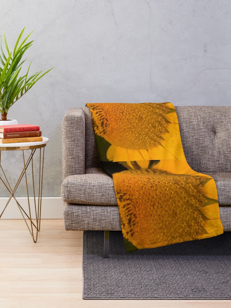Alternate view of The little tournasol By Yannis Lobaina Throw Blanket