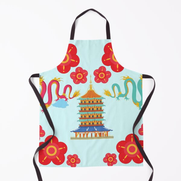 Item preview, Chinoiserie Dragon Pagoda designed and sold by Lacy Sciple.