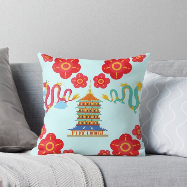 Item preview, Chinoiserie Dragon Pagoda designed and sold by Lacy Sciple.