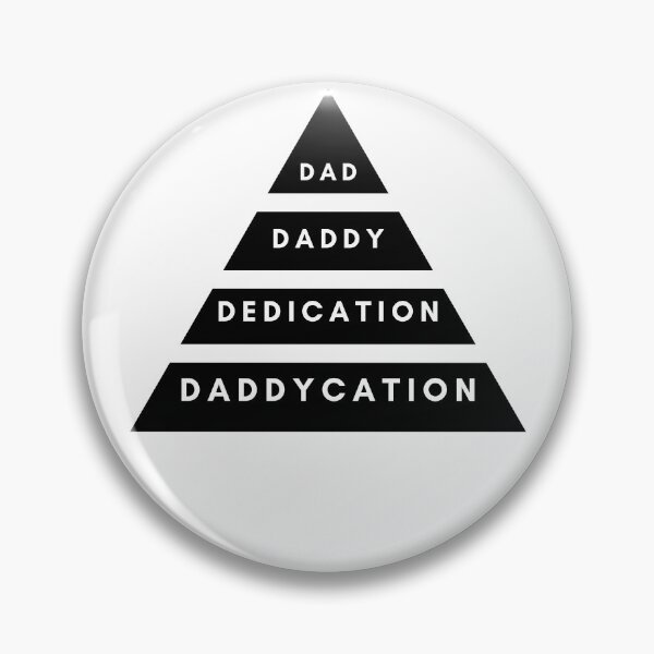 Item preview, Daddycation inspirational pyramid - Dedication - fathers day gift - I love you daddy designed and sold by MDclothingshop.